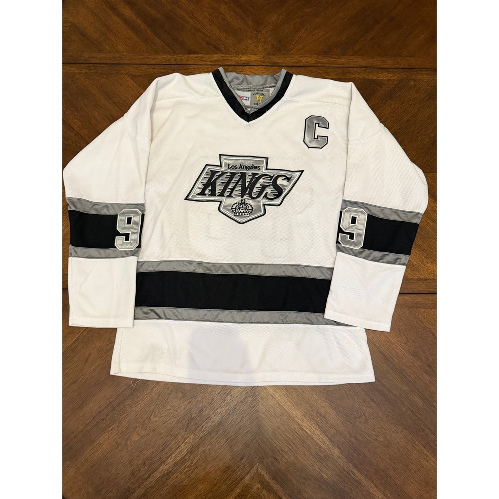 Wayne Gretzky Los Angeles Kings CCM Vintage Hockey Jersey White 99 Size 50